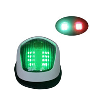 Fournitures marines lumière LED rouge vert Marine Boat Yacht Tribord Port Bow Navigation Signal Lights Lampes