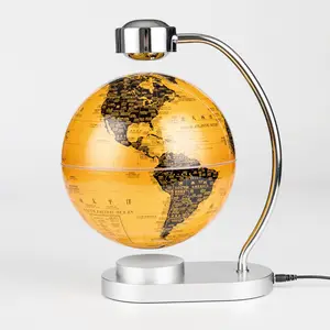 Globo de levitação magnético, fonte de fábrica, led, luminoso, globo flutuante, mapa mundi, magnético, globo giratório