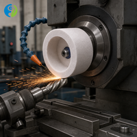 Meule en céramique WA personnalisée par le fabricant pour le meulage d'outils |   Conception et échantillonnage sur mesure, tailles personnalisées disponibles (OEM/ODM)