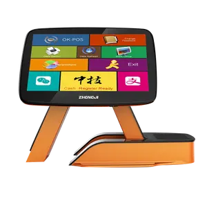 Zj A7 Restaurants Drucker Touchscreen Etima Pos Kassierer Maschinen system Software für Einzelhandel system Komplett set/