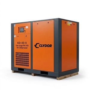Kelaide KD-185-II 185KW,250HP 15 <b>Bar</b> Industrial Screw Air Compressor Double Stage PM VFD Stationary Oil-Free Air <b>Cooled</b> 380V - Product Image 1