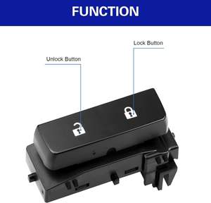 Interrupteur de serrure de porte côté conducteur avant gauche pour Chevrolet Silverado GMC Sierra 1500 2500HD 3500HD, 15804093, 901-119 - Product Image 1