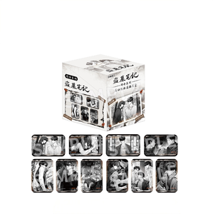 30 Cajas al por mayor de la serie Anime The Lost Tomb Boat Fellowship, imanes cuadrados de hojalata para nevera, caja sorpresa, coleccionables - Product Image 1