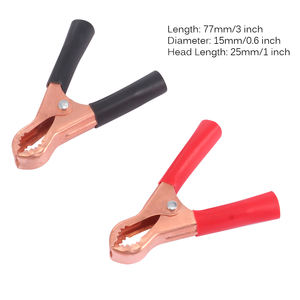 Pinces <span class=keywords><strong>Crocodile</strong></span> pour <span class=keywords><strong>chargeur</strong></span> de <span class=keywords><strong>batterie</strong></span>, 50 pièces, accessoires sous forme d'alligator pour voiture, <span class=keywords><strong>pince</strong></span> 100A - Product Image 3