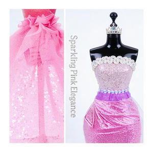 Kit de fabrication de vêtements pour poupées, éducatif, en plastique, pour enfants, couture, conception de vêtements, modèles de tissus, accessoires, outils, ciseaux, aiguilles, cadeau - Product Image 5