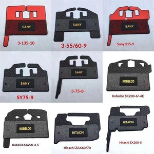 Tapetes <span class=keywords><strong>de</strong></span> Goma <span class=keywords><strong>de</strong></span> Alta Calidad para Excavadoras Sany, Hitachi, Kobelco, Doosan, XG, <span class=keywords><strong>CAT</strong></span>, SDLG, LiuGong, Hyundai, Accesorios para la Cabina - Product Image 4