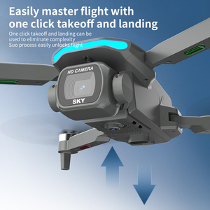 Drone pliable à quatre axes CQZNRC S162, vol sans balais, avec grand écran LED couleur transfrontalier, photographie aérienne - Product Image 5