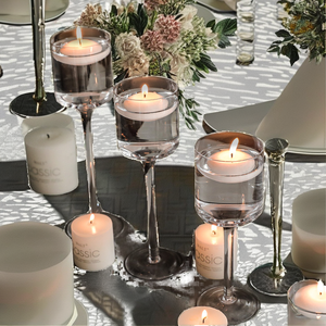 Wholesale Long Stem Tealight Glass Candle Holder for Christmas and Wedding <b>Table</b> Decoration - Product Image 4