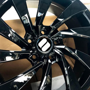 SY-09099 1 pièce, jantes en alliage de voiture de tourisme, couleur noire brillante personnalisée, légères, pour Tesla 18 19 20 22 <span class=keywords><strong>pouces</strong></span> 5*114.3 5*120 - Product Image 2