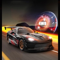 1:16 échelle 2.4Ghz 4WD RC voiture de dérive voiture de sport de course télécommandée à grande vitesse avec lumières LED et 2 ensembles de pneus pour enfants adultes