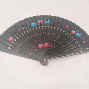 Abanico Español de Madera Pintado a Mano para Bodas, Arte Folclórico Ecológico, Decoración del Hogar, Abanico Pulido para Mujer para Expresar Amor - Product Image 3