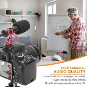 Microphone de caméra, microphone vidéo professionnel de CVM-VM10II Comica avec support antichoc, <span class=keywords><strong>Deadcat</strong></span>, micro fusil de chasse compact compatible avec - Product Image 4