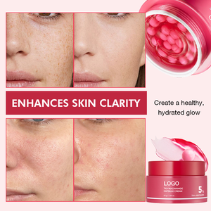 Crema Facial <span class=keywords><strong>de</strong></span> Colágeno Rosa FATAZEN, Crema Hidratante con Niacinamida <span class=keywords><strong>en</strong></span> Cápsulas para un Tono <span class=keywords><strong>de</strong></span> Piel Uniforme, Antienvejecimiento e Iluminadora - Product Image 2