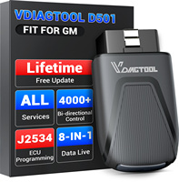 Herramienta de Programación VDIAGTOOL D501 J2534, Lector de Códigos OBD2 de Sistema Completo, Herramienta de Diagnóstico Bidireccional para GM Chevrolet Cadillac