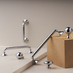 Modern Simple Zinc Alloy Kitchen Cabinet Handles <strong>for</strong> Wardrobes <strong>Dressers</strong> Drawers Handles and <strong>Knobs</strong> - Product Image 4
