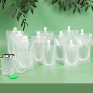 Bán buôn hàng đánh giá hàng nhỏ túi nước doypack 100ml 150ml nhựa vòi liques Pouch nước trái cây sữa túi nước - Product Image 1