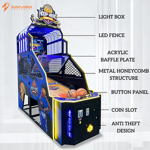 Máquina de Juego Arcade de Baloncesto Hoop <span class=keywords><strong>Hero</strong></span>, Operada con Monedas/Billetes, Pantalla LED HD de 55 Pulgadas, 1 Año de Soporte en Español - Product Image 2