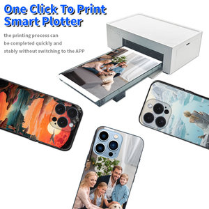 Özel cep telefonu geri cilt Sticker Impresora De Hidrogel boya süblimasyon kablosuz Mini taşınabilir fotoğraf yazıcı için DiY kapak - Product Image 4