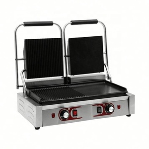 Máquina giratoria para parrilla de carne, hierro fundido para cocina, asador de Gas coreano, cinturón móvil, <span class=keywords><strong>hamburguesa</strong></span>, <span class=keywords><strong>hamburguesa</strong></span>, llama <span class=keywords><strong>en</strong></span> pista - Product Image 6