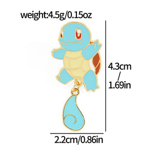 Pins de solapa de esmalte blando y duro de Poké<span class=keywords><strong>mon</strong></span>, al por mayor, con logotipo personalizado profesional, insignias metálicas, broches de moda para ropa y pines para sombrero - Product Image 6
