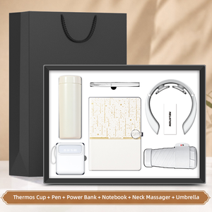 Kit Regalo Promozionale Personalizzato: Taccuino Stellato, Penna, Tumbler, Massaggiatore per il Collo, Ombrello, Power Bank, Regalo Aziendale per Dipendenti - Product Image 4
