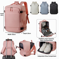 Sac à dos de cabine léger approuvé par les compagnies aériennes, taille 40x30x20, avec compartiment pour ordinateur portable 15 pouces et organiseur – Offre Spéciale