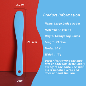 Groothandel PP plastic cosmetische gezichtsmasker spatel grote maat roerstaafje plastic lichaamsschraper alginaat spatel - Product Image 2
