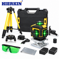 HIERKIN Meilleures ventes Niveau laser autonivelant pour l'installation de clôtures, le nivellement de terrains et l'utilisation avec tracteurs et excavatrices