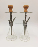 Chaude allemagne acier inoxydable narguilé OEM ODM allemand Shisha SS narguilé haute qualité Chicha fumer tuyau