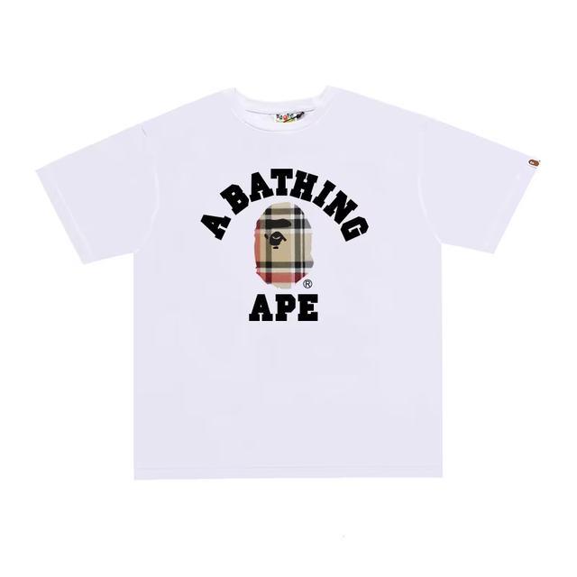 2026 9.11Bepeees Designer T-Shirts for Men Loose Printed Ape Graphic on 100% Cotton Streetwear Casual Animal Patterned T-Shirt