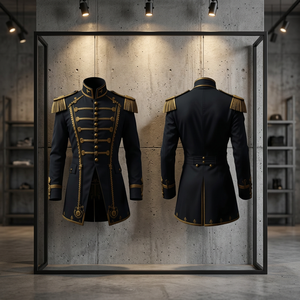 Servicio OEM al por Mayor, Chaqueta de Húsar Francés para Desfiles y Regimientos, Chaqueta de Lana Personalizada Transpirable de Alta Calidad para Hombres Adultos - Product Image 1