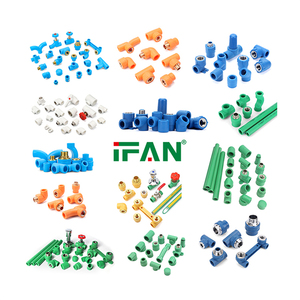 IFAN Fabricantes de Accesorios de PPR, Accesorios de Tubería de Agua de PPR Roscados de Plástico, Materiales de Plomería, Accesorios de Tubería de PPR de 20-125 mm - Product Image 3