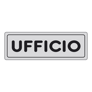ETICHETTA 'UFFICIO' 15x5 cm - Product Image 2