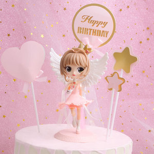 Gros mignon PVC modèle jouet japonais <span class=keywords><strong>Anime</strong></span> princesse Sakura fille figure avec base pour les fêtes d'anniversaire des petites filles - Product Image 6