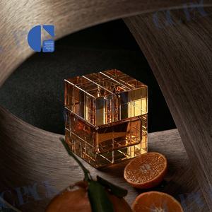 GaoChuang Flacone <span class=keywords><strong>di</strong></span> Profumo Ispirato al <span class=keywords><strong>Cubo</strong></span> <span class=keywords><strong>di</strong></span> <span class=keywords><strong>Rubik</strong></span> 100ml, Bottiglia in Vetro Cristallo Trasparente <span class=keywords><strong>Bianco</strong></span> Multisfaccettato, Confezione <span class=keywords><strong>di</strong></span> Lusso - Product Image 3