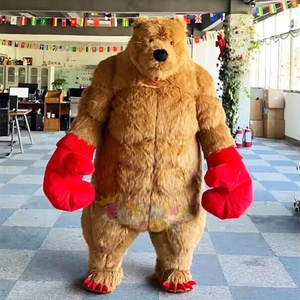 ชุดมาสคอตหมีแชมป์มวย ขนาดผู้ใหญ่ ผลิตจากผ้าพลัฌคุณภาพสูง สมจริงเป็นพิเศษ พร้อมถุงมือชกมวย<span class=keywords><strong>สี</strong></span>แดง สำหรับงานกีฬาและกิจกรรมแบรนด์ดัง - Product Image 6