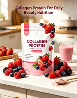 OEM 10g*10 Sachets Gemengde Bessen Collageen Poeder, Vis Collageen Tripeptide, Antioxidanten Immuniteit Ondersteunende Beauty Drink Poeder