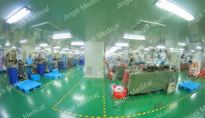 Pabrik-OEM bentuk bulat perekat berpakaian/bernapas kain elastis plester luka 100pcs untuk bantuan pertama - Product Image 5