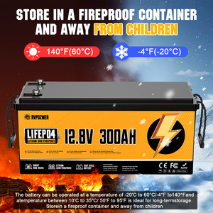 Batería Recargable de Ciclo Profundo de Fosfato de Hierro y Litio LiFePO4 de 12V y 300Ah, Económica de Fábrica Rvpozwer, con 3 Años de Garantía y 4000 Ciclos - Product Image 3
