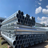 Tube en acier galvanisé à chaud ERW ASTM A53 BS1387 Q235B pour la construction mécanique et la soudure de structures en acier, tuyau EMT