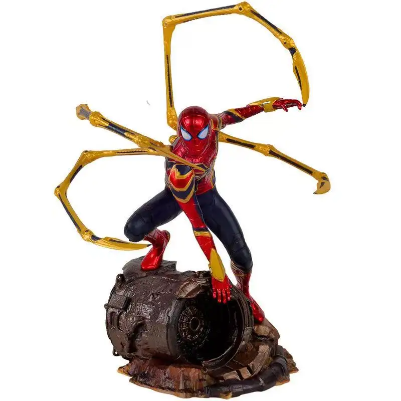 2024 baru Avengerss 3 Infinity War artfx-iron Spider-Man Model adegan patung kotak buta ornamen anak laki-laki kotak hadiah Gambar disesuaikan
