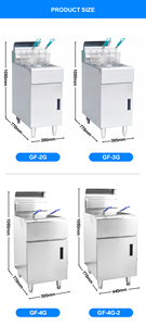 Friggitrice Professionale a Gas in Acciaio Inox da 26L con Vasca Singola per Ristoranti - Product Image 6