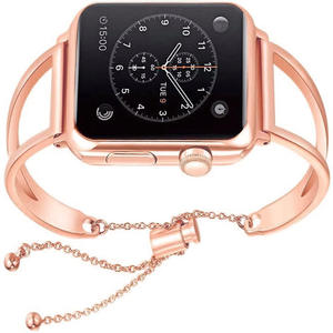 <span class=keywords><strong>Bracelet</strong></span> en acier inoxydable pour <span class=keywords><strong>Apple</strong></span> <span class=keywords><strong>Watch</strong></span>, accessoires de luxe, en métal, pour <span class=keywords><strong>Apple</strong></span> <span class=keywords><strong>Watch</strong></span> série 4/5/6/SE - Product Image 4