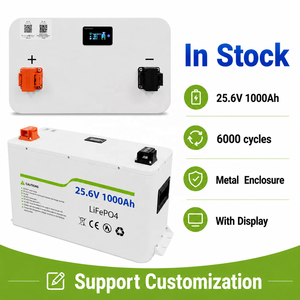 แบตเตอรี่โซลาร์ BYD 24V 1000Ah 25kwh สำหรับเก็บพลังงานแสงอาทิตย์ สต็อก EU ชนิด LifePo4 Deep Cycle พร้อมระบบ BMS ในตัว สำหรับรถบ้าน - Product Image 1