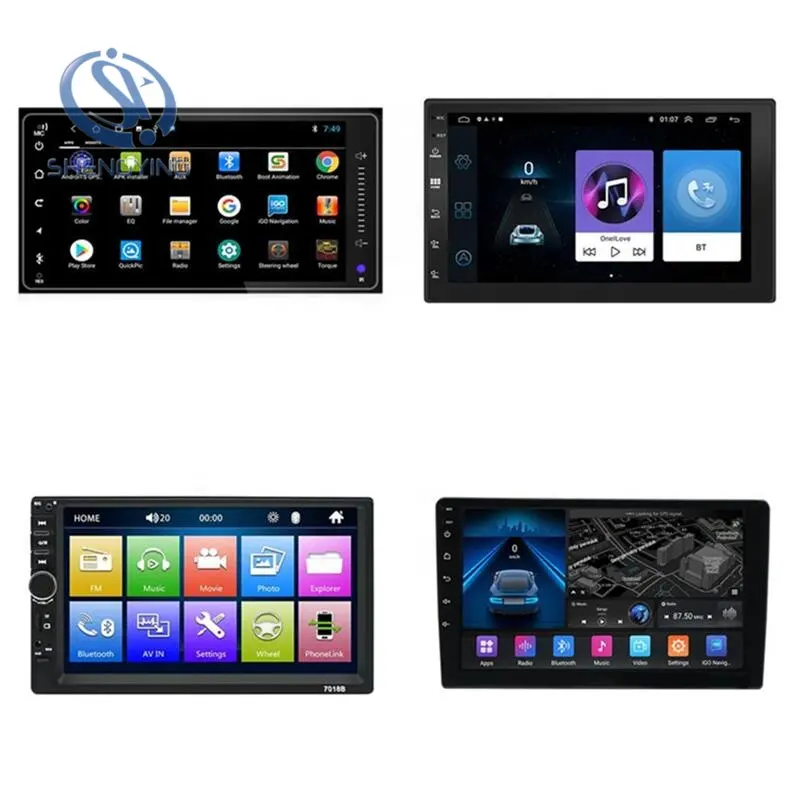 Оптовая продажа Универсальный Gps навигации 7 дюймов автомобиля Android 10 автомобильный экран для 800 + модели