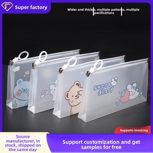 Grit-chống thấm nước bút Pouch, thi vật liệu, nhận chủ, bút chì trường hợp, thân thiện với môi nhựa PP tài liệu Pouch. - Product Image 2