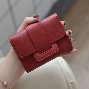 Portefeuille pour femme en cuir PU fin, tendance et abordable, idéal pour les étudiants - Product Image 1