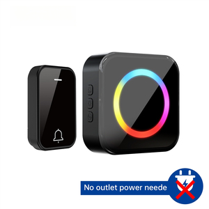 Cross-border multi-country universal wireless doorbell, home <b>battery</b> model, color <b>light</b>, long-distance <b>wall</b>-penetrating elderly - Product Image 2