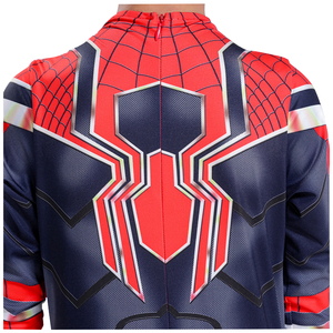 Çoklu renk yenilik ve özel kullanım çocuk süper kahraman takım örümcek adam Miles Morales kostüm karnaval için başlık ile - Product Image 6