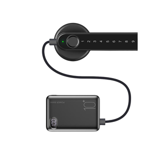 Hiện đại kỹ thuật số nhận dạng vân tay khóa cửa thông minh với tuya App cho phòng ngủ cửa gỗ - Product Image 4